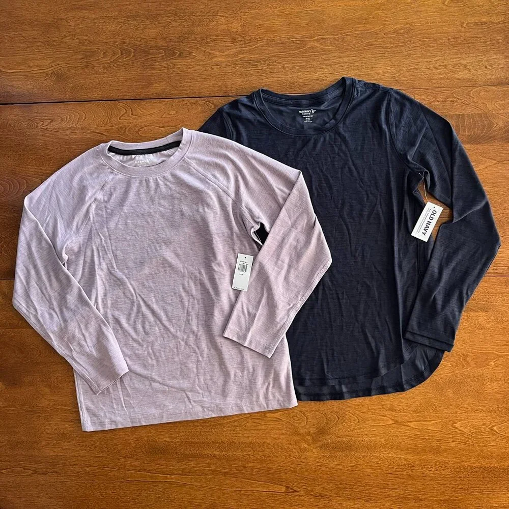 Old Navy Active long-sleeve athletic shirts M 8 NWT